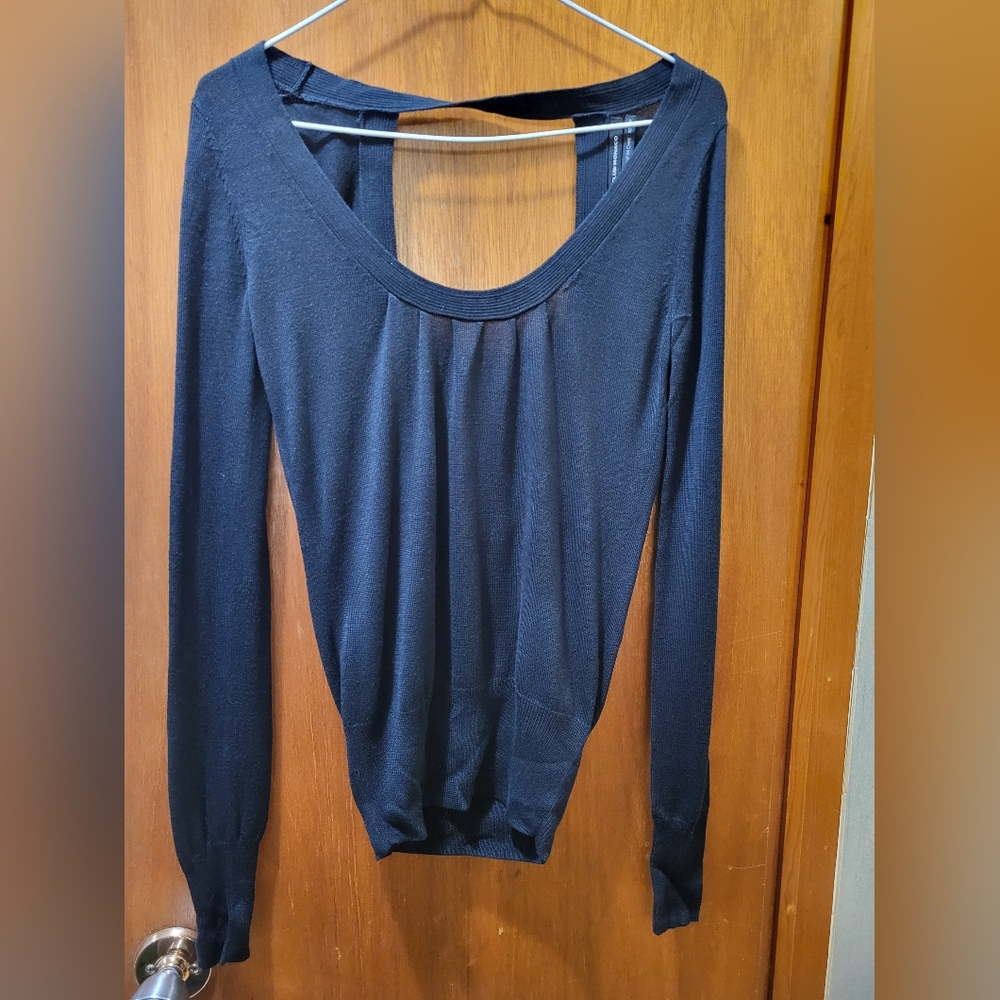 Sexy Club Monaco cut out back sweater